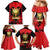 Albania Independence Day Family Matching Mermaid Dress and Hawaiian Shirt Dita e Pavaresise Map Grunge Style - Wonder Print Shop