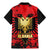 Albania Independence Day Family Matching Mermaid Dress and Hawaiian Shirt Dita e Pavaresise Map Grunge Style - Wonder Print Shop