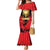 Albania Independence Day Family Matching Mermaid Dress and Hawaiian Shirt Dita e Pavaresise Map Grunge Style - Wonder Print Shop