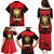Albania Independence Day Family Matching Puletasi and Hawaiian Shirt Dita e Pavaresise Map Grunge Style - Wonder Print Shop