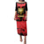 Albania Independence Day Family Matching Puletasi and Hawaiian Shirt Dita e Pavaresise Map Grunge Style - Wonder Print Shop