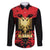 Albania Independence Day Family Matching Short Sleeve Bodycon Dress and Hawaiian Shirt Dita e Pavaresise Map Grunge Style - Wonder Print Shop