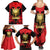 Albania Independence Day Family Matching Summer Maxi Dress and Hawaiian Shirt Dita e Pavaresise Map Grunge Style - Wonder Print Shop