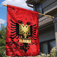Albania Independence Day Garden Flag Dita e Pavaresise Map Grunge Style - Wonder Print Shop