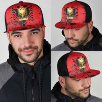 Albania Independence Day Mesh Trucker Cap Dita e Pavaresise Map Grunge Style - Wonder Print Shop