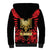 Albania Independence Day Sherpa Hoodie Dita e Pavaresise Map Grunge Style - Wonder Print Shop