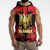 Albania Independence Day Sleeveless Hoodie Dita e Pavaresise Map Grunge Style - Wonder Print Shop