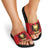 Albania Independence Day Slide Sandals Dita e Pavaresise Map Grunge Style - Wonder Print Shop