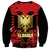 Albania Independence Day Sweatshirt Dita e Pavaresise Map Grunge Style - Wonder Print Shop