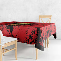 Albania Independence Day Tablecloth Dita e Pavaresise Map Grunge Style - Wonder Print Shop