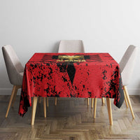Albania Independence Day Tablecloth Dita e Pavaresise Map Grunge Style - Wonder Print Shop