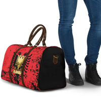 Albania Independence Day Travel Bag Dita e Pavaresise Map Grunge Style - Wonder Print Shop