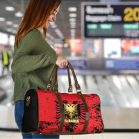 Albania Independence Day Travel Bag Dita e Pavaresise Map Grunge Style - Wonder Print Shop