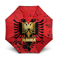 Albania Independence Day Umbrella Dita e Pavaresise Map Grunge Style - Wonder Print Shop