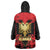 Albania Independence Day Wearable Blanket Hoodie Dita e Pavaresise Map Grunge Style - Wonder Print Shop