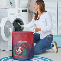 Dominican Republic 2026 Baseball Laundry Basket Coat Of Arms Gradient Style - Wonder Print Shop
