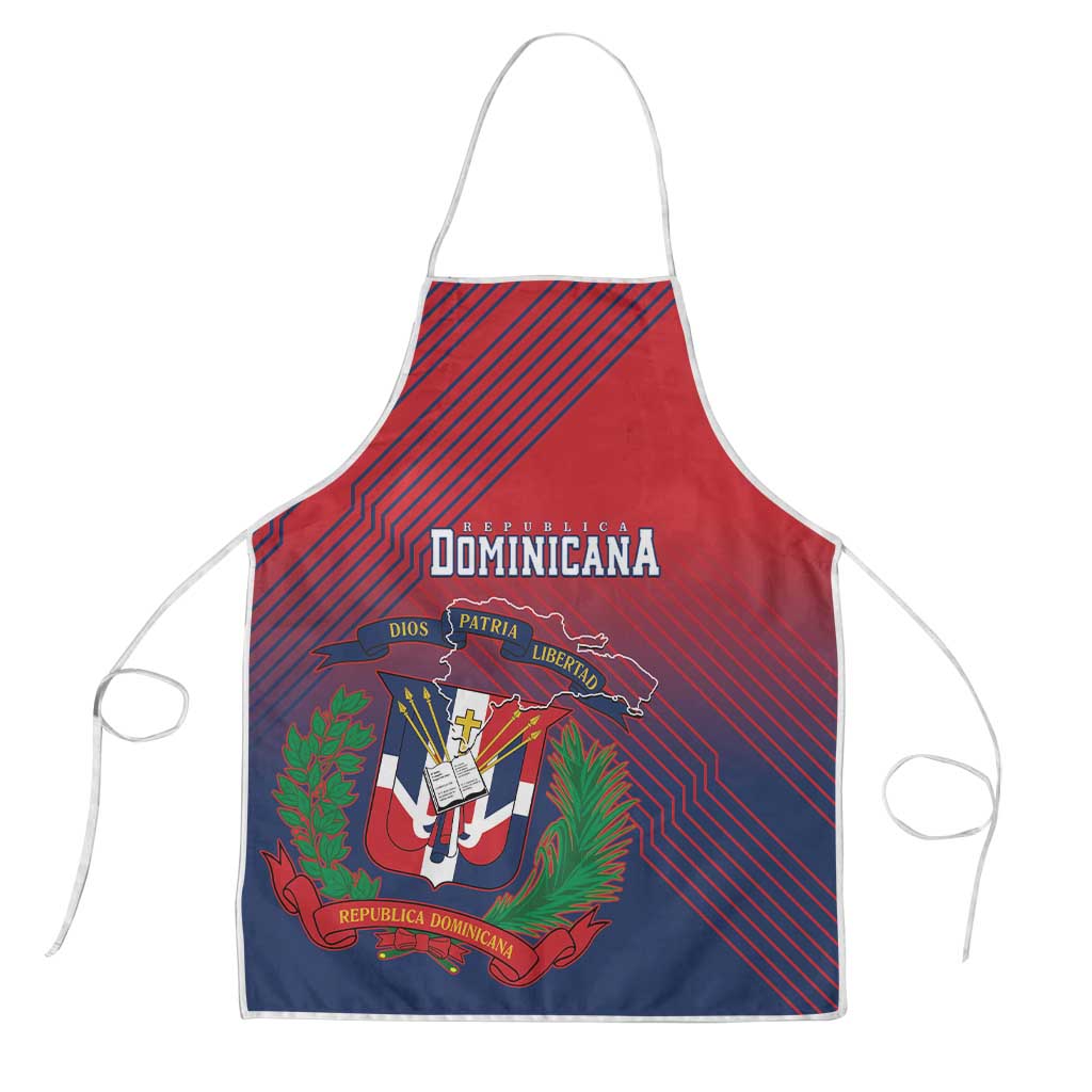 Dominican Republic 2026 Baseball Apron Coat Of Arms Gradient Style - Wonder Print Shop