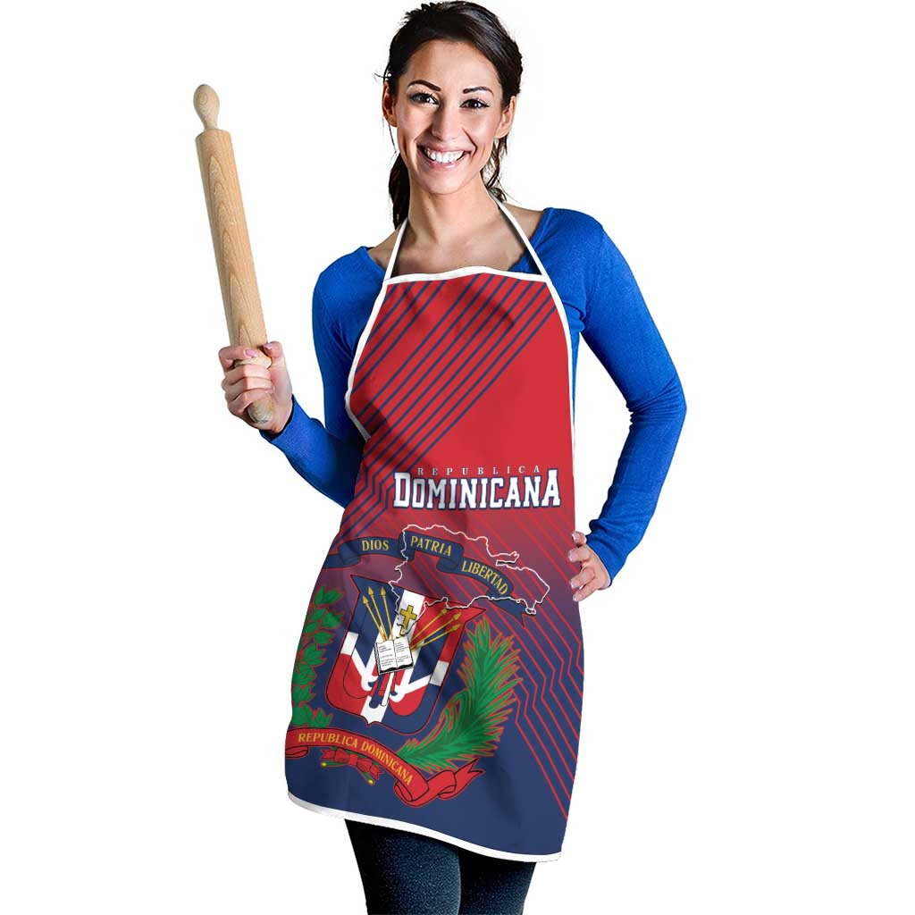 Dominican Republic 2026 Baseball Apron Coat Of Arms Gradient Style - Wonder Print Shop