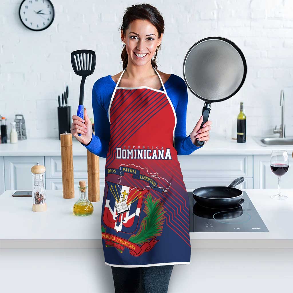 Dominican Republic 2026 Baseball Apron Coat Of Arms Gradient Style - Wonder Print Shop
