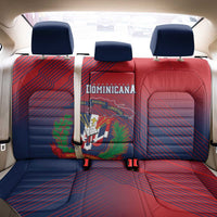 Dominican Republic 2026 Baseball Back Car Seat Cover Coat Of Arms Gradient Style - Wonder Print Shop