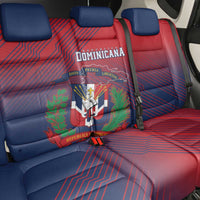 Dominican Republic 2026 Baseball Back Car Seat Cover Coat Of Arms Gradient Style - Wonder Print Shop