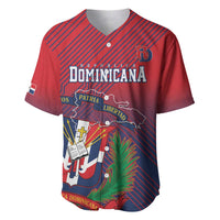 Dominican Republic 2026 Baseball Custom Baseball Jersey Coat Of Arms Gradient Style - Wonder Print Shop