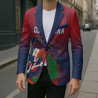 Dominican Republic 2026 Baseball Custom Blazer Coat Of Arms Gradient Style - Wonder Print Shop