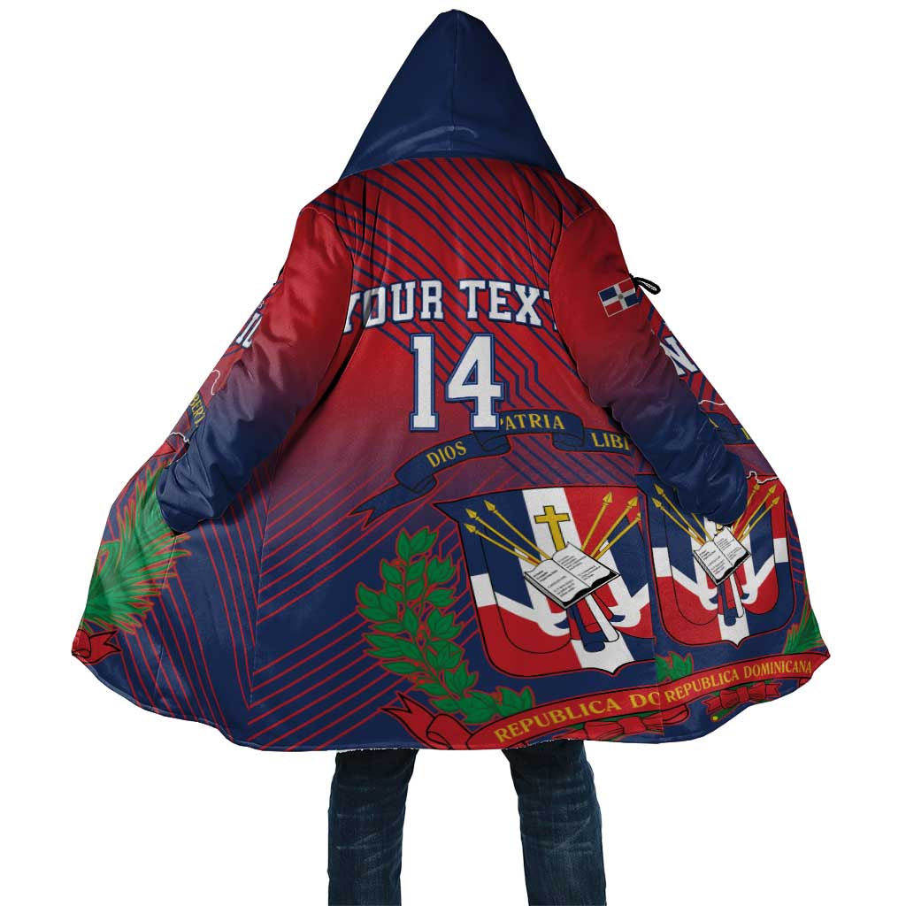 Dominican Republic 2026 Baseball Custom Cloak Coat Of Arms Gradient Style - Wonder Print Shop