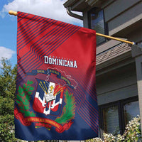 Dominican Republic 2026 Baseball Garden Flag Coat Of Arms Gradient Style - Wonder Print Shop