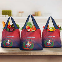 Dominican Republic 2026 Baseball Grocery Bag Coat Of Arms Gradient Style - Wonder Print Shop