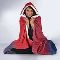 Dominican Republic 2026 Baseball Hooded Blanket Coat Of Arms Gradient Style - Wonder Print Shop