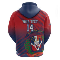 Dominican Republic 2026 Baseball Custom Hoodie Coat Of Arms Gradient Style - Wonder Print Shop