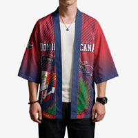 Dominican Republic 2026 Baseball Custom Kimono Coat Of Arms Gradient Style - Wonder Print Shop