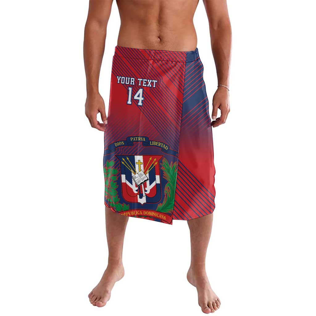 Dominican Republic 2026 Baseball Custom Lavalava Coat Of Arms Gradient Style - Wonder Print Shop