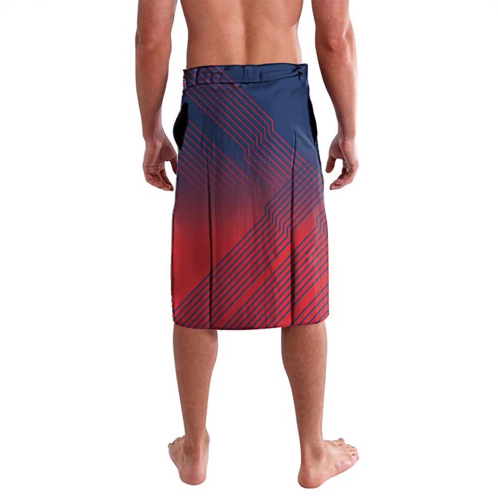 Dominican Republic 2026 Baseball Custom Lavalava Coat Of Arms Gradient Style - Wonder Print Shop