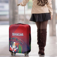 Dominican Republic 2026 Baseball Luggage Cover Coat Of Arms Gradient Style - Wonder Print Shop