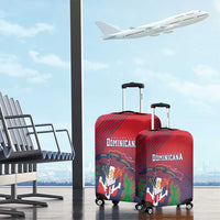 Dominican Republic 2026 Baseball Luggage Cover Coat Of Arms Gradient Style - Wonder Print Shop