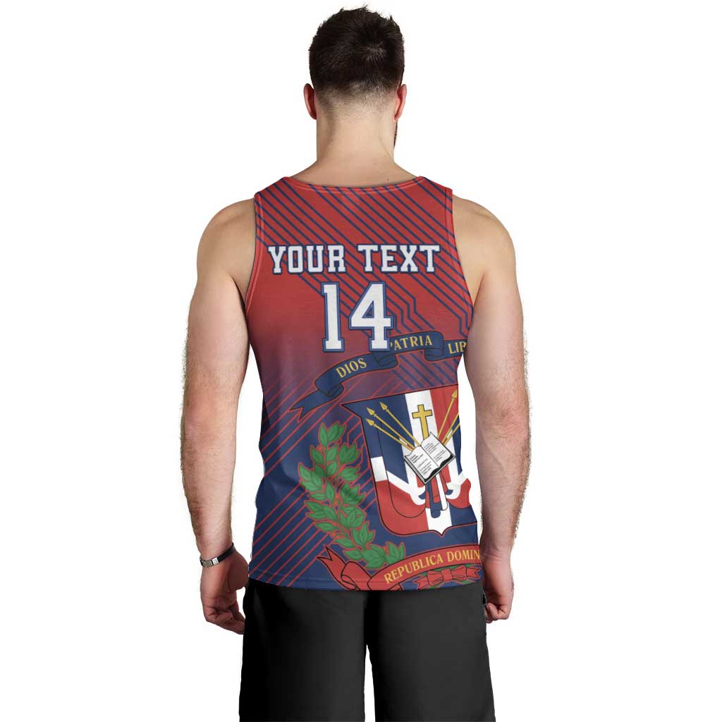 Dominican Republic 2026 Baseball Custom Men Tank Top Coat Of Arms Gradient Style - Wonder Print Shop