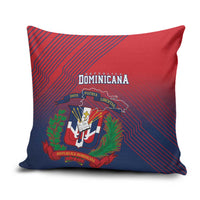 Dominican Republic 2026 Baseball Pillow Cover Coat Of Arms Gradient Style - Wonder Print Shop