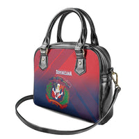 Dominican Republic 2026 Baseball Shoulder Handbag Coat Of Arms Gradient Style - Wonder Print Shop