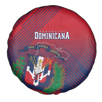 Dominican Republic 2026 Baseball Spare Tire Cover Coat Of Arms Gradient Style - Wonder Print Shop