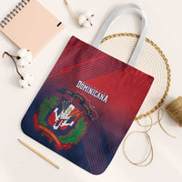 Dominican Republic 2026 Baseball Tote Bag Coat Of Arms Gradient Style - Wonder Print Shop