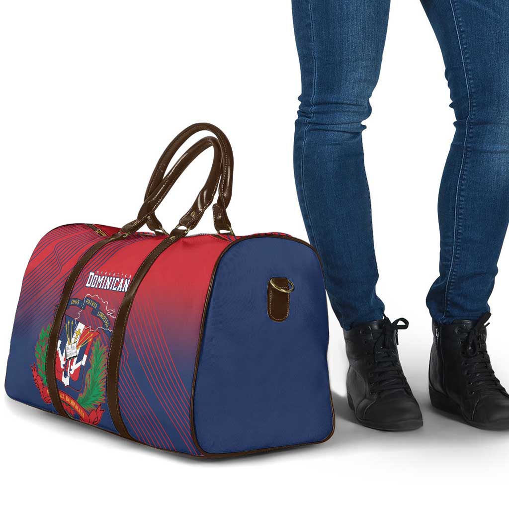 Dominican Republic 2026 Baseball Travel Bag Coat Of Arms Gradient Style - Wonder Print Shop