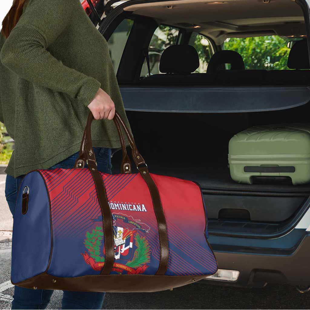 Dominican Republic 2026 Baseball Travel Bag Coat Of Arms Gradient Style - Wonder Print Shop