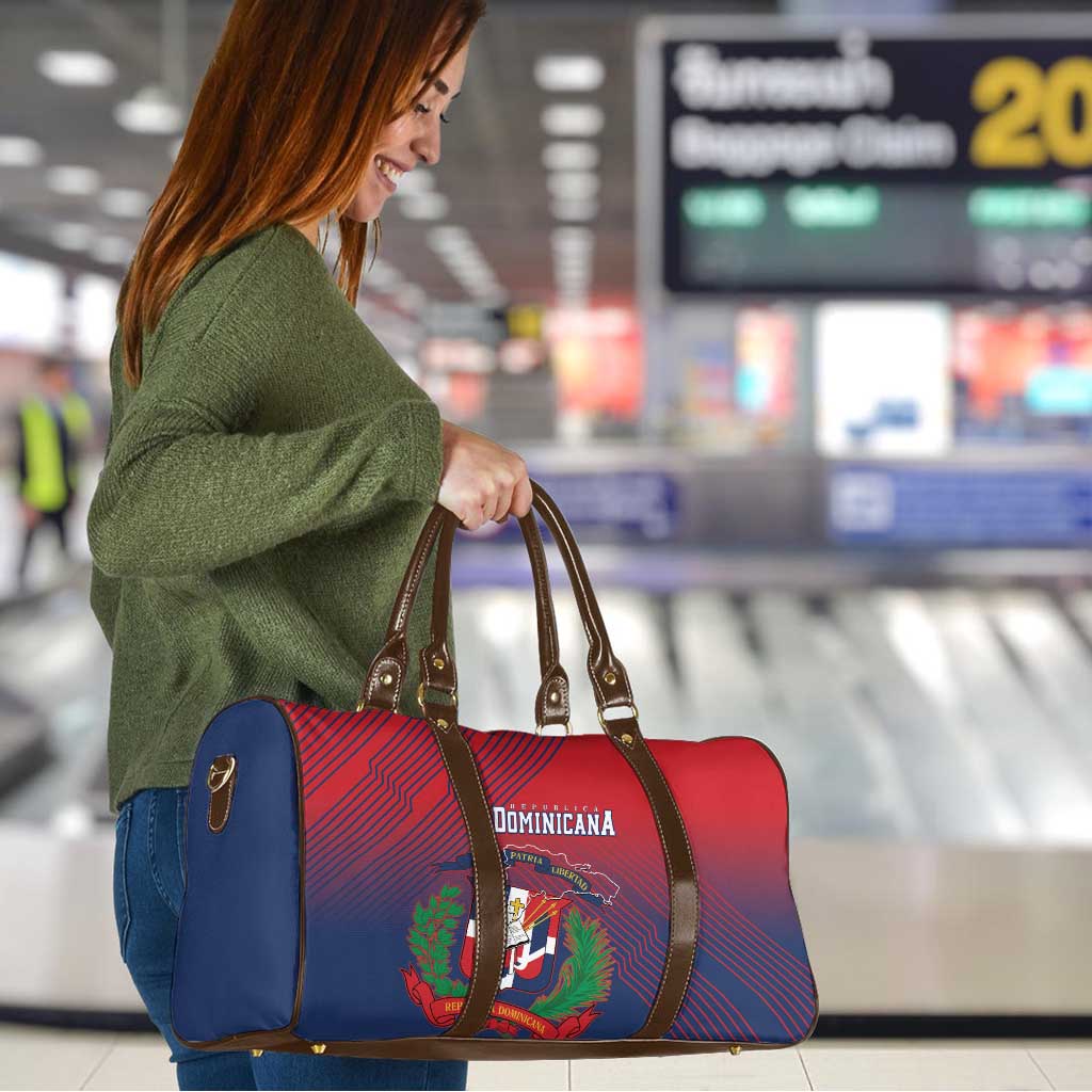 Dominican Republic 2026 Baseball Travel Bag Coat Of Arms Gradient Style - Wonder Print Shop