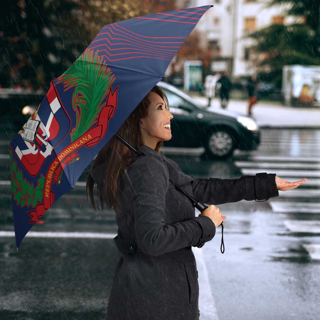 Dominican Republic 2026 Baseball Umbrella Coat Of Arms Gradient Style - Wonder Print Shop