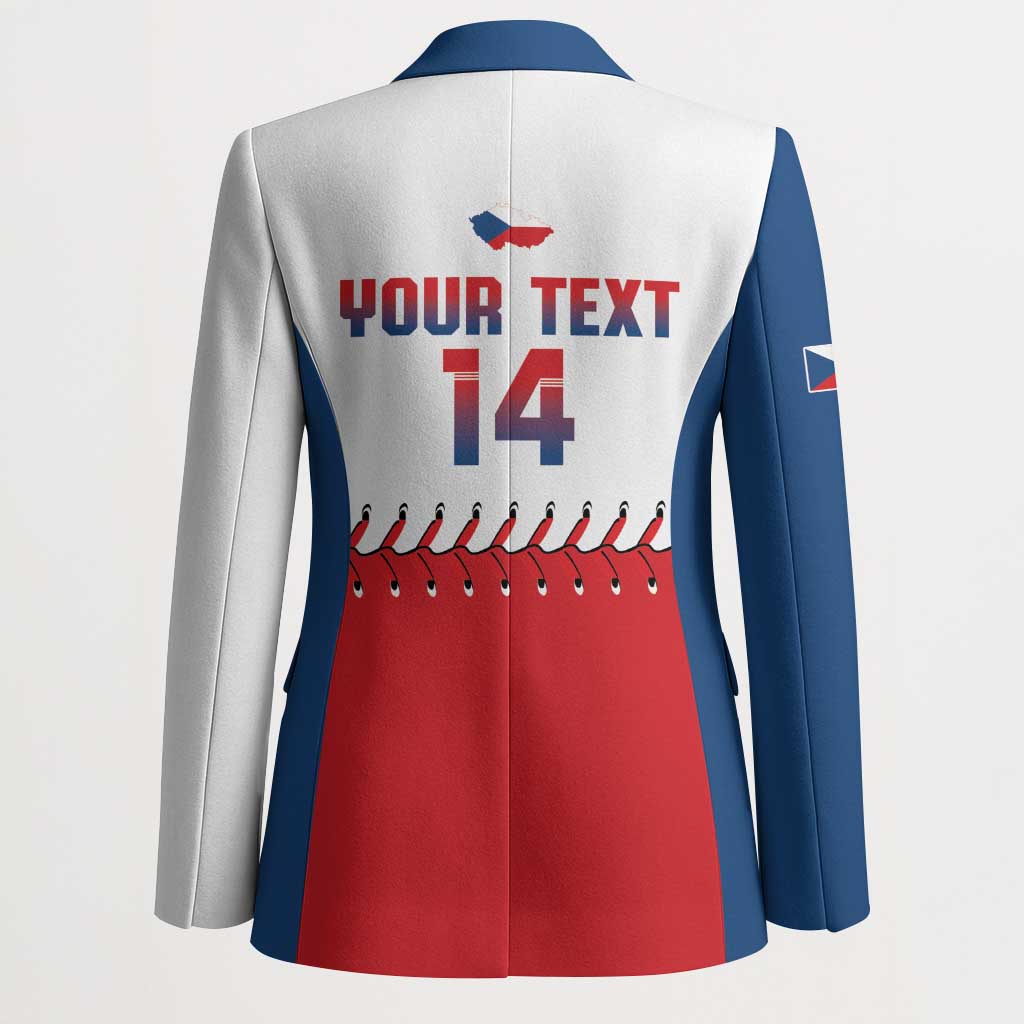Czech Republic 2026 Baseball Custom Blazer Come On Cesko Flag Style - Wonder Print Shop