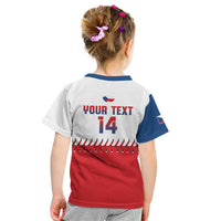 Czech Republic 2026 Baseball Custom Kid T Shirt Come On Cesko Flag Style - Wonder Print Shop