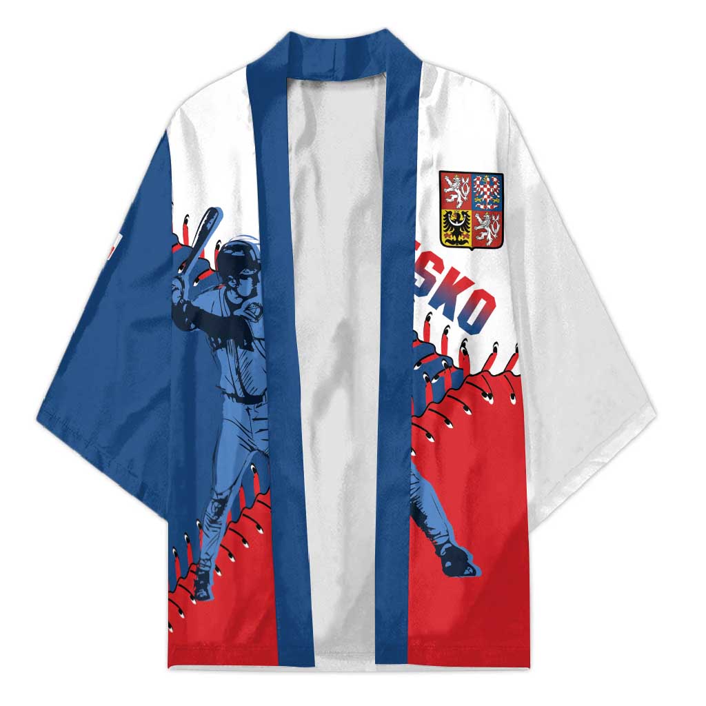 Czech Republic 2026 Baseball Custom Kimono Come On Cesko Flag Style - Wonder Print Shop