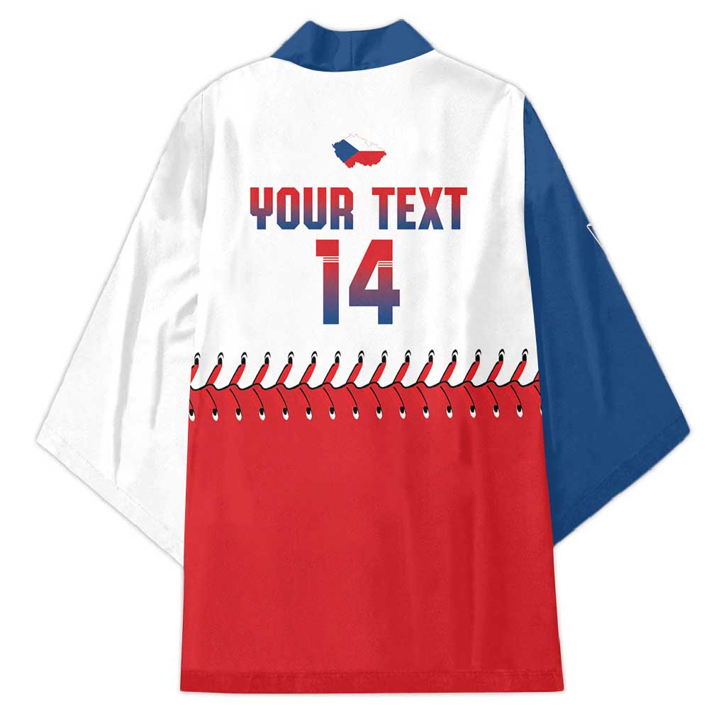 Czech Republic 2026 Baseball Custom Kimono Come On Cesko Flag Style - Wonder Print Shop